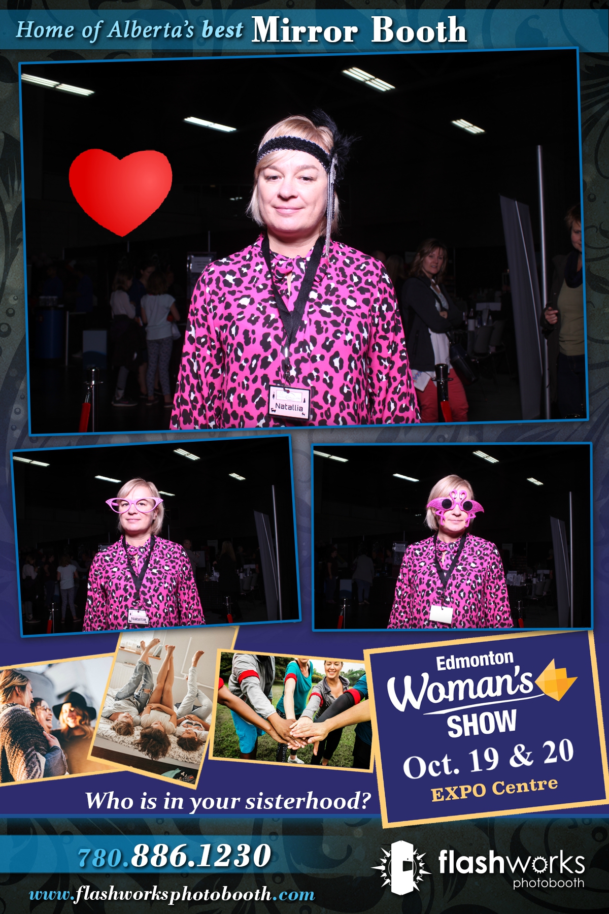 Fall Edmonton Woman's Show | View more photos from the event at gallery.flashworksphotobooth.com/u/FlashworksPhotoboothInc/Fall-Edmonton-Womans-Show-0